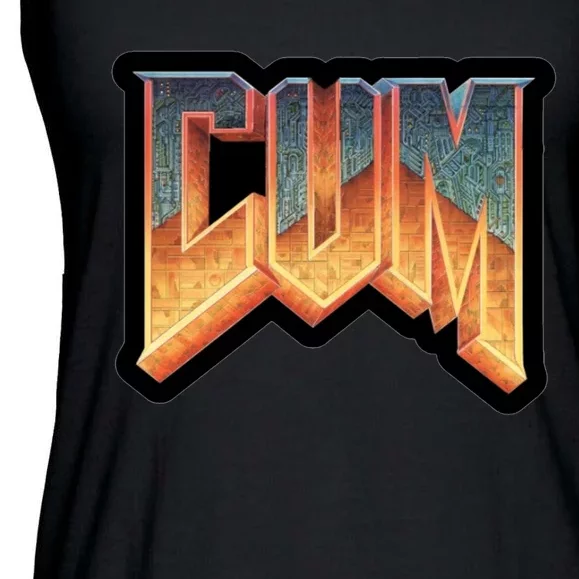 Cum Doom Ladies Essential Flowy Tank