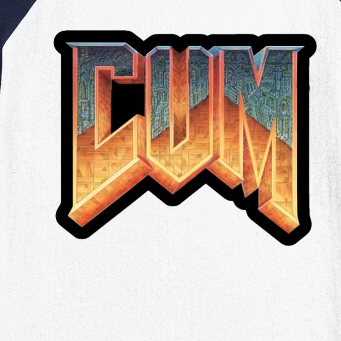 Cum Doom Baseball Sleeve Shirt