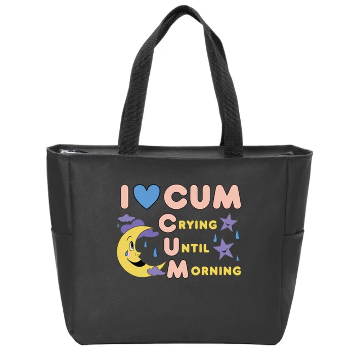 Crying Until Morning Zip Tote Bag