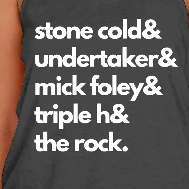 Cold Undertaker Mick Fole Triple Women's Knotted Racerback Tank