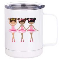 Cute Unique & Modern Ballet & Ballerina & Gift 12 oz Stainless Steel Tumbler Cup