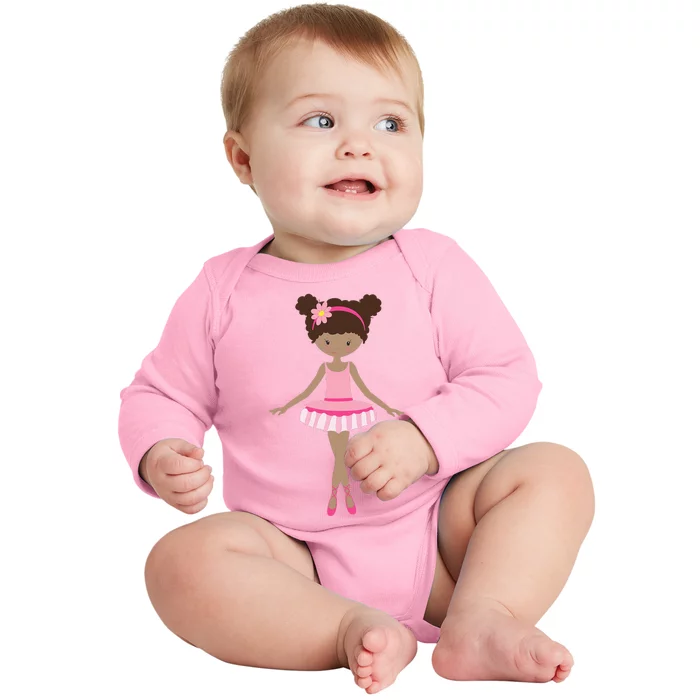 Cute Unique & Modern Ballet & Ballerina & Gift Baby Long Sleeve Bodysuit