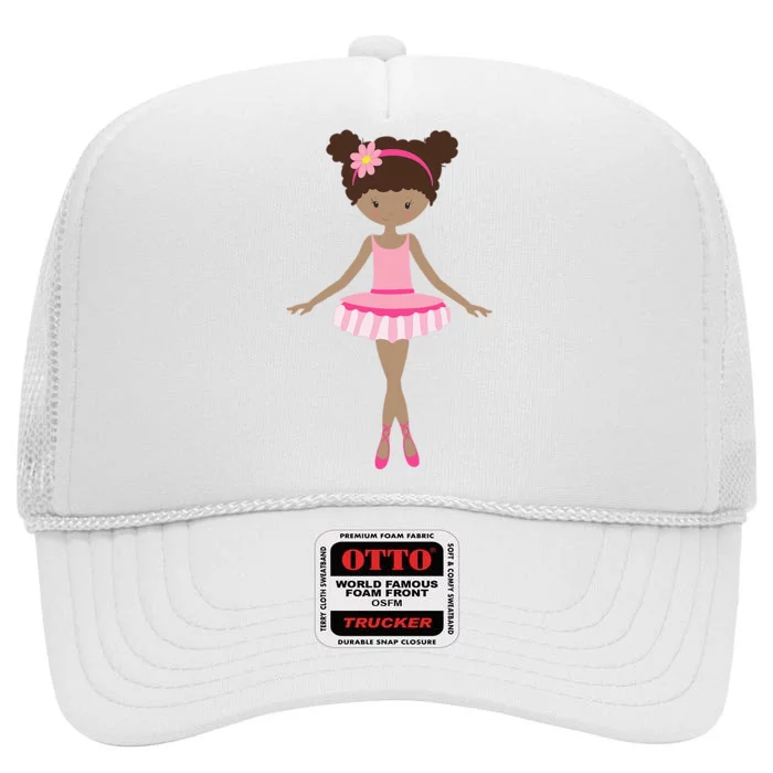 Cute Unique & Modern Ballet & Ballerina & Gift High Crown Mesh Trucker Hat