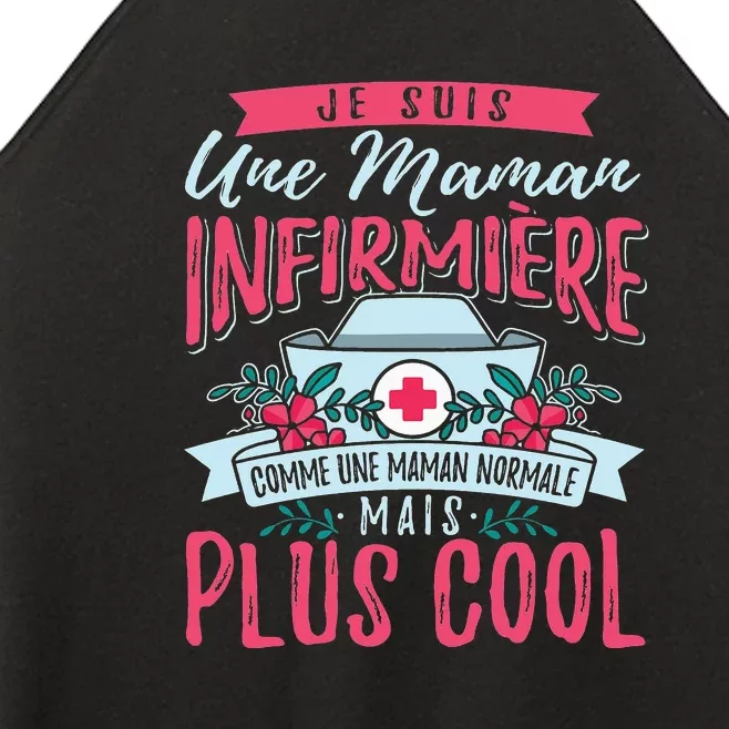 Comme Une Maman Normale Plus Cool Gift Mother's Day Women’s Perfect Tri Rocker Tank