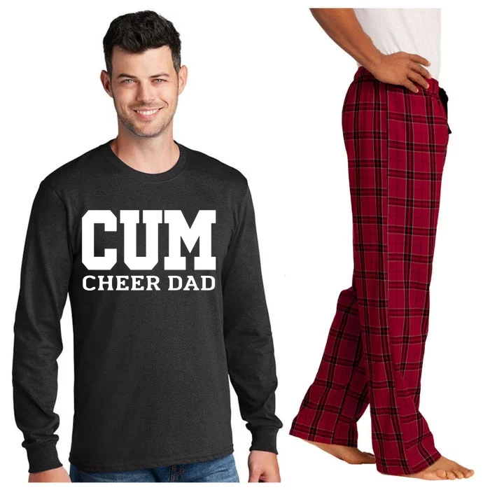 Christian University Michigan Cum Cheer Dad Long Sleeve Pajama Set