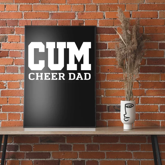 Christian University Michigan Cum Cheer Dad Poster