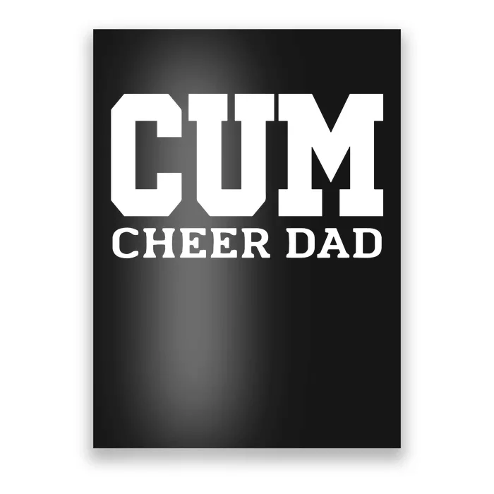 Christian University Michigan Cum Cheer Dad Poster