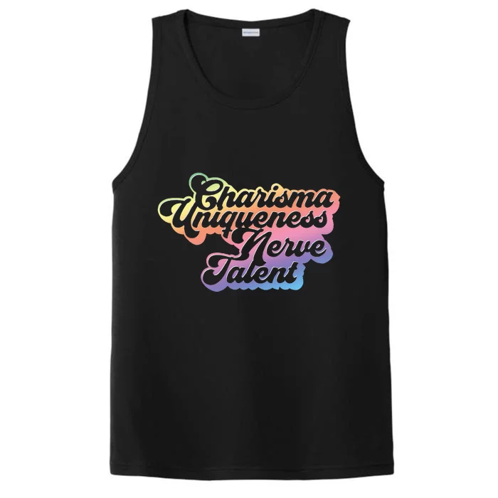 Charisma Uniqueness Nerve Talent Drag Race Queen Performance Tank