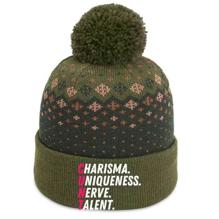 Charisma Uniqueness Nerve Talent Drag Race Queen Quote The Baniff Cuffed Pom Beanie