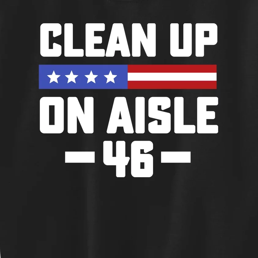 Clean Up On Aisle 46 Kids Sweatshirt