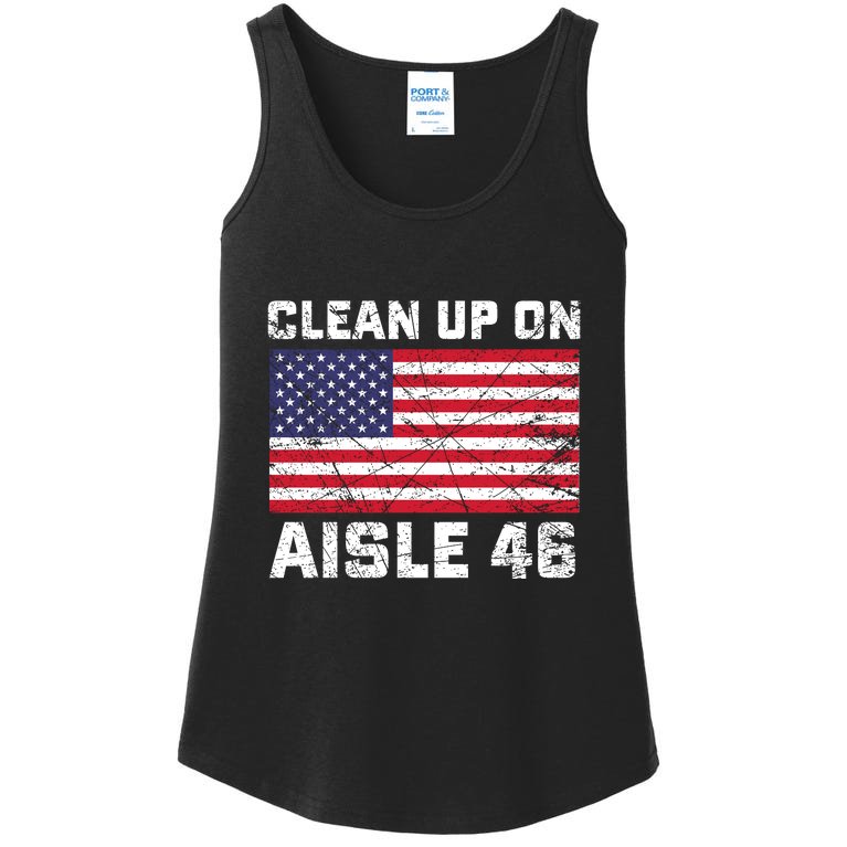 Clean Up On Aisle 46 Shirt Ladies Essential Tank