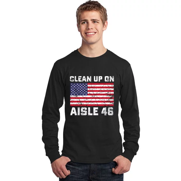 Clean Up On Aisle 46 Shirt Tall Long Sleeve T-Shirt