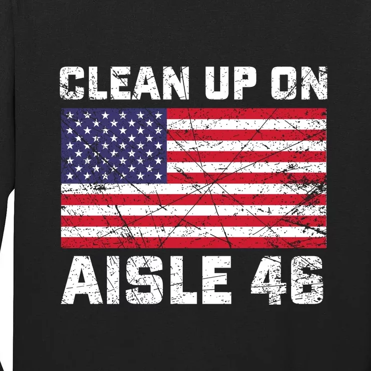 Clean Up On Aisle 46 Shirt Tall Long Sleeve T-Shirt