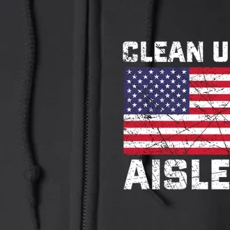 Clean Up On Aisle 46 Shirt Full Zip Hoodie