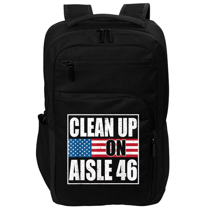 Clean Up On Aisle 46 American Flag Impact Tech Backpack