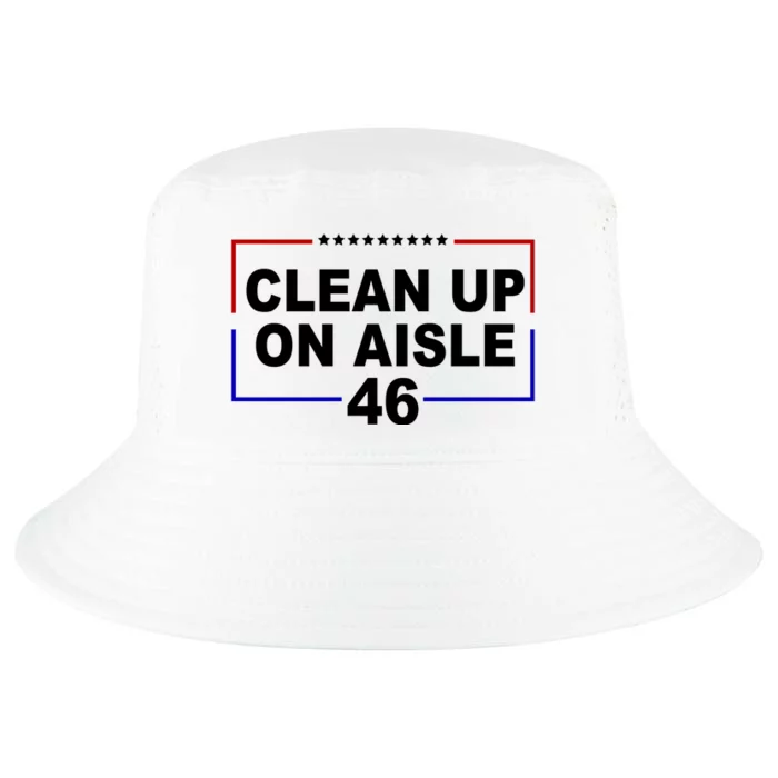 Clean Up On Aisle 46 Anti Biden Cool Comfort Performance Bucket Hat