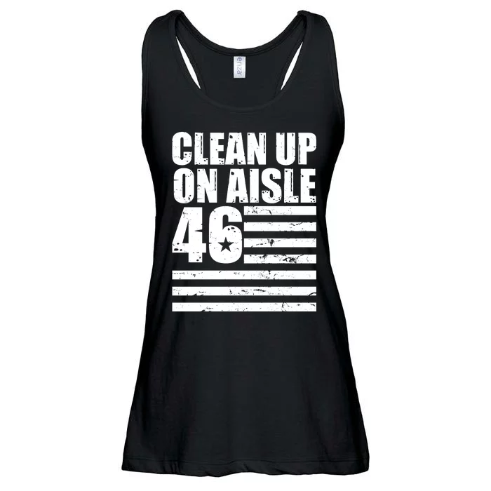 Clean Up On Aisle 46 Anti Biden Ladies Essential Flowy Tank