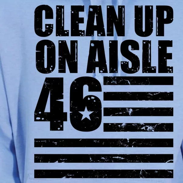 Clean Up On Aisle 46 Anti Biden Unisex Surf Hoodie