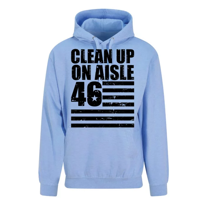 Clean Up On Aisle 46 Anti Biden Unisex Surf Hoodie