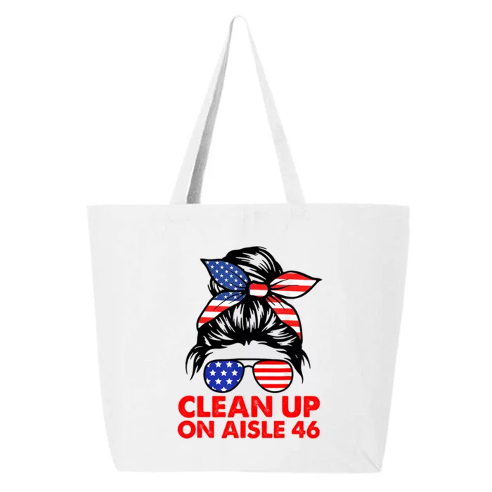 Clean Up On Aisle 46 American Messy Bun 25L Jumbo Tote