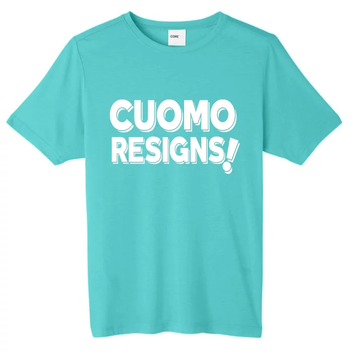 Cuomo Resigns ChromaSoft Performance T-Shirt