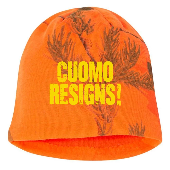 Cuomo Resigns Anti Andrew Cuomo Kati - Camo Knit Beanie