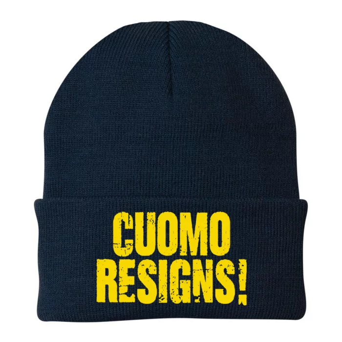 Cuomo Resigns Anti Andrew Cuomo Knit Cap Winter Beanie