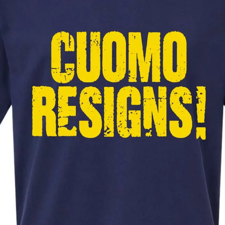 Cuomo Resigns Anti Andrew Cuomo Sueded Cloud Jersey T-Shirt