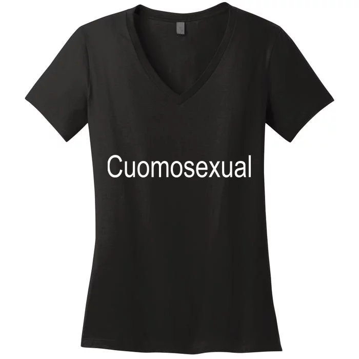 Cuomo Sexual Cuomosexual Women's V-Neck T-Shirt