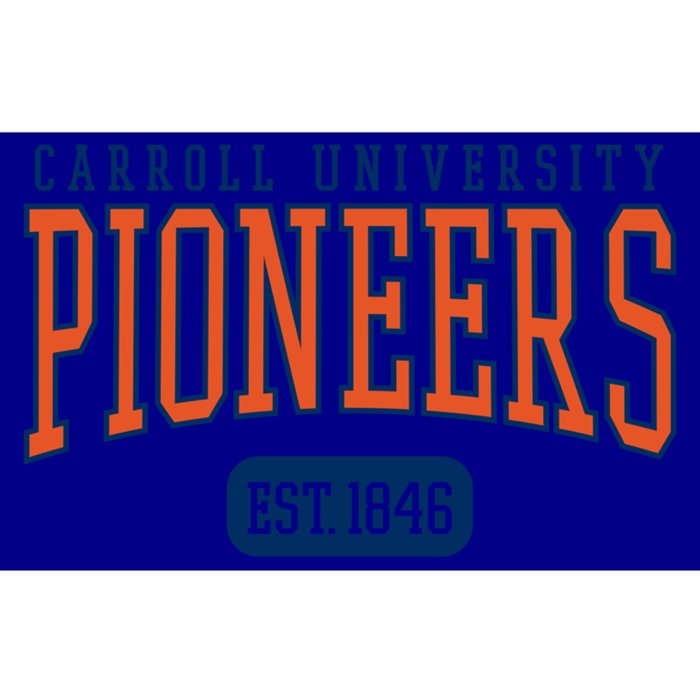 Carroll University Pioneers Est Date Gift Bumper Sticker