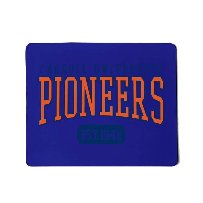 Carroll University Pioneers Est Date Gift Mousepad