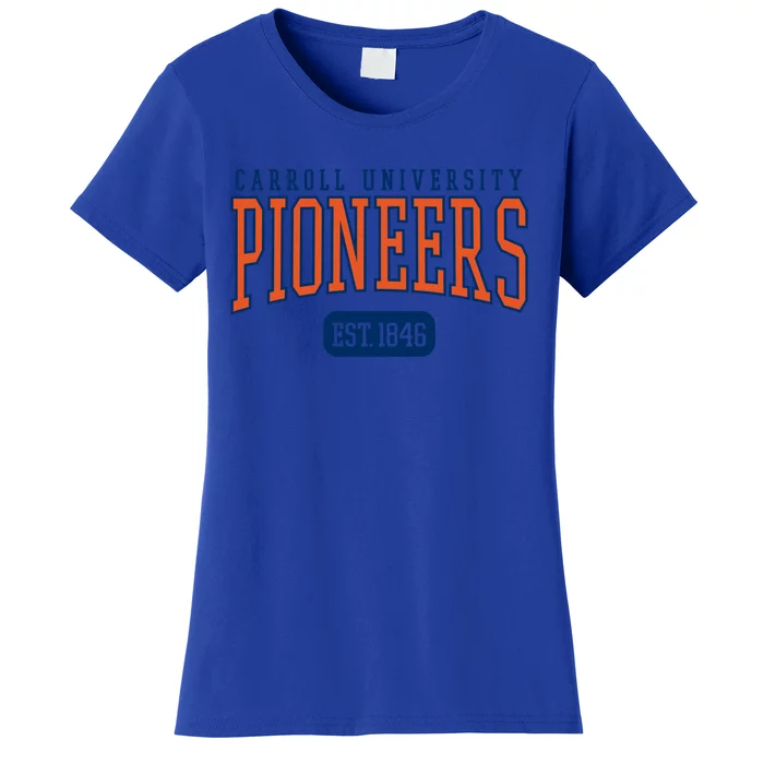 Carroll University Pioneers Est Date Meaningful Gift Women's T-Shirt