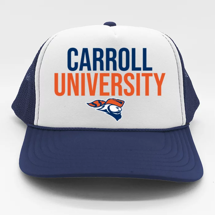 Carroll University Pioneers Stacked Great Gift Trucker Hat