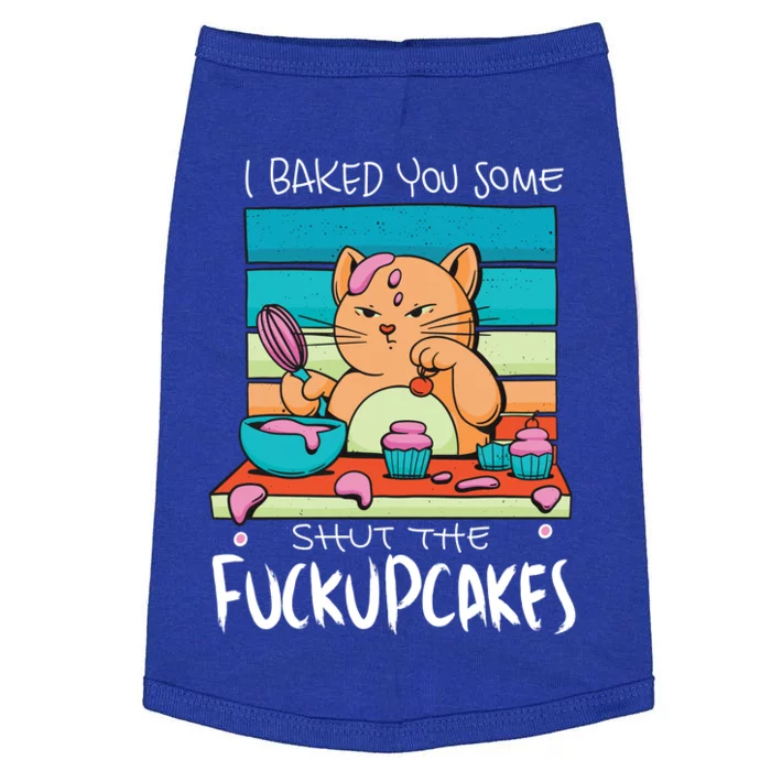 Cupcake Cat Bake You Fuckupcakes Doggie Tank