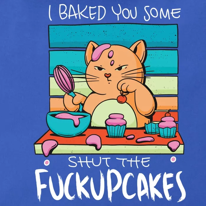 Cupcake Cat Bake You Fuckupcakes Zip Tote Bag