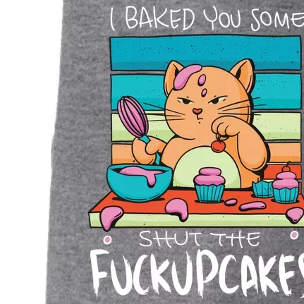 Cupcake Cat Bake You Fuckupcakes Doggie 3-End Fleece Hoodie