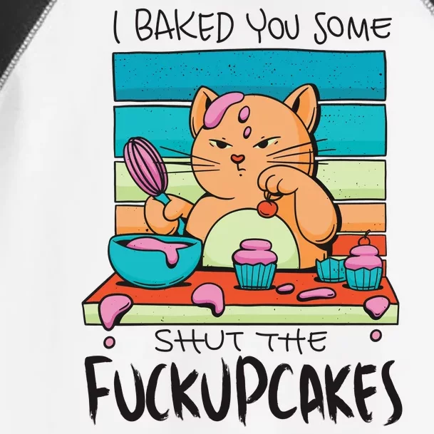 Cupcake Cat Bake You Fuckupcakes Toddler Fine Jersey T-Shirt