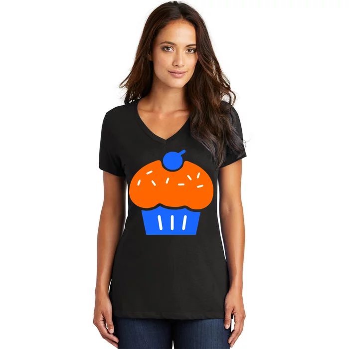 Cupcake KD KowarD Oklahoma City Basketball Women's V-Neck T-Shirt