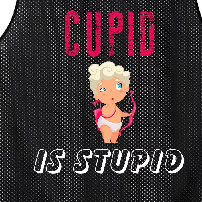 Cupid Is Stupid Mesh Reversible Basketball Jersey Tank