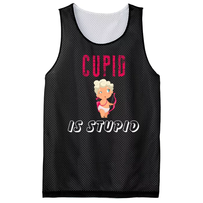 Cupid Is Stupid Mesh Reversible Basketball Jersey Tank