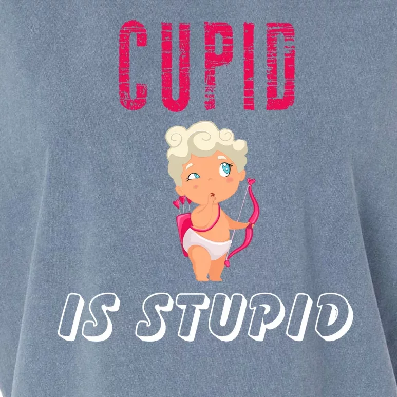 Cupid Is Stupid Garment-Dyed Women's Muscle Tee