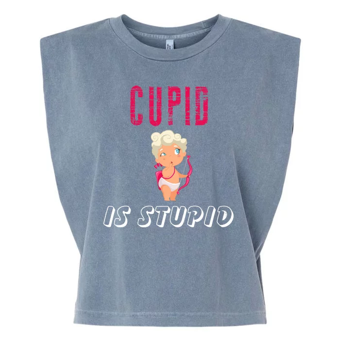 Cupid Is Stupid Garment-Dyed Women's Muscle Tee