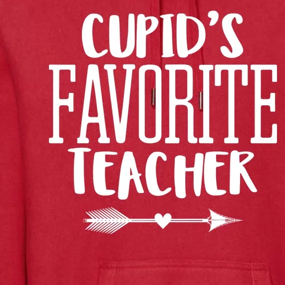 Cupid's Favorite Teacher Premium Hoodie