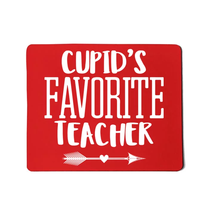 Cupid's Favorite Teacher Mousepad