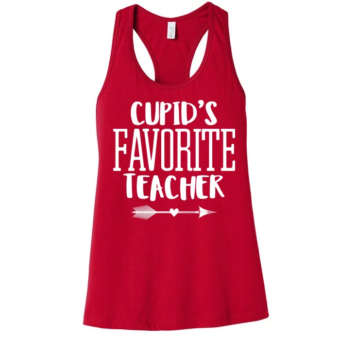 Cupid's Favorite Teacher Women's Racerback Tank