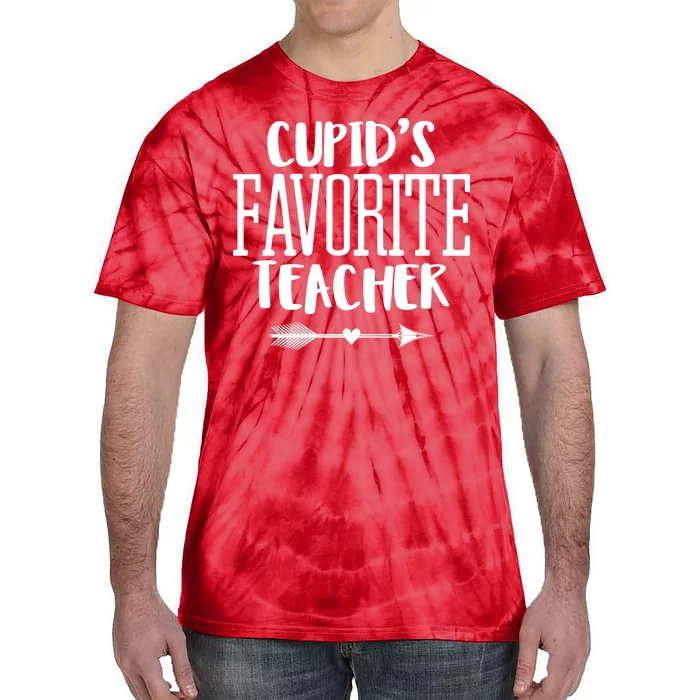 Cupid's Favorite Teacher Tie-Dye T-Shirt