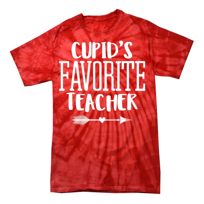 Cupid's Favorite Teacher Tie-Dye T-Shirt