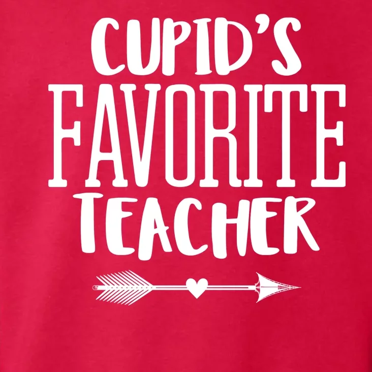 Cupid's Favorite Teacher Toddler Hoodie