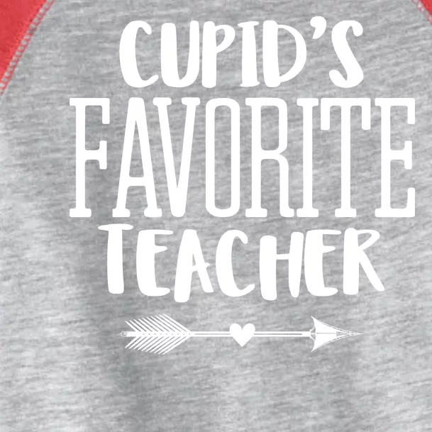 Cupid's Favorite Teacher Toddler Fine Jersey T-Shirt