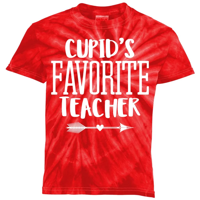 Cupid's Favorite Teacher Kids Tie-Dye T-Shirt